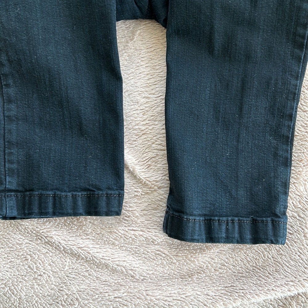 SECOND brand yoga jeans denim stretch black, light wear, size 27 - Picture 9 of 16